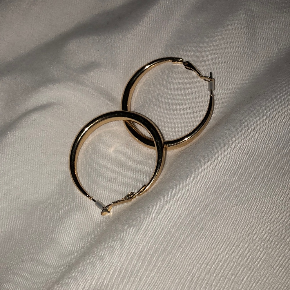 hoop earrings